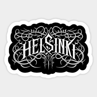 Helsinki Metal Music - Metal Music Helsinki Finland Sticker